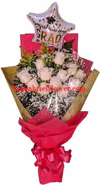 grad flower